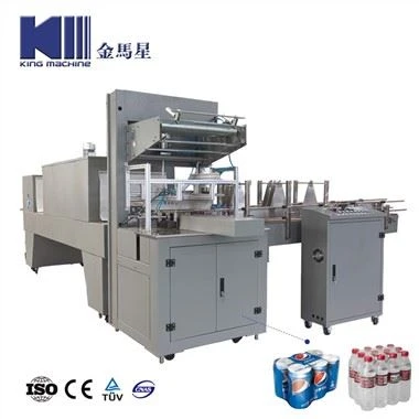 Film PE automatico 0.2-2L macchina per l'imballaggio termoretraibile di bottiglie di plastica